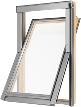 Окно мансардное RooFLITE+ Slim Pine 55х78 DPY B900 1камера, рама 9 см, ручка снизу 2067