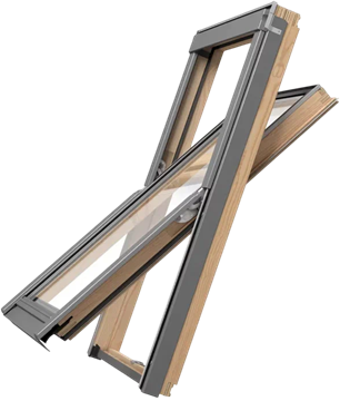 Окно мансардное RoofLITE+ Solid Pine 78х98 AAY B900 1 камера, ручка снизу 2077