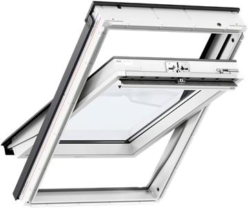 Окно мансардное VELUX 78х140 GLU 0061 полиуретановое покрытие, 2 камеры, вентклапан, ручка сверху 2146