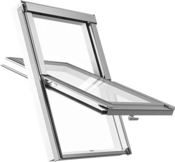 Окно мансардное RoofLITE+ TRIO PVC 55х98 APY B1500 ПВХ 2 камеры, рама 12 см, ручка снизу 2210