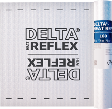 DELTA-HEAT REFLEX 180 (75 м2) Пароизоляция аллюминизированная с рефлексным слоем 2248